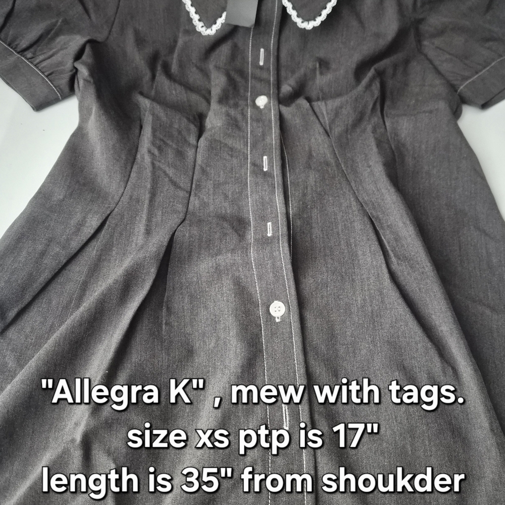Allegra K Gray Women's Dress